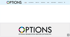 Desktop Screenshot of optionsrehab.org